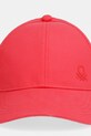 United Colors of Benetton Καπέλο μπέιζμπολ παιδικό βαμβακερό 6WJSRA00D.G.Stagionale κόκκινο SS26