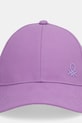 United Colors of Benetton Καπέλο μπέιζμπολ παιδικό βαμβακερό 6WJSRA00D.G.Stagionale μωβ SS26