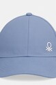 United Colors of Benetton baseballová čepice dětská bavlněná 6WJSRA00D.G.Stagionale modrá SS26