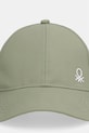 United Colors of Benetton καπέλο μπέιζμπολ παιδικό βαμβακερό 6WJSRA00D.G.Stagionale πράσινο SS26