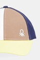 United Colors of Benetton Καπέλο με γείσο παιδικό βαμβακερό 6YE1RA00B.P.Stagionale κίτρινο SS26