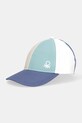 United Colors of Benetton czapka z daszkiem dziecięca bawełniana granatowy 6YE1RA00B.P.Stagionale