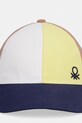 United Colors of Benetton Baseballová čepice dětská bavlněná 6YE1RA00C.G.Stagionale námořnická modř SS26