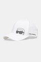 Karl Lagerfeld czapka z daszkiem pozostałe biały 561124.805611