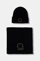 Karl Lagerfeld czapka i szalik pozostałe czarny 561309.805700