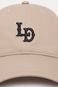 Les Deux baseball cap męska bawełniana LD 1001635 beżowy SS26