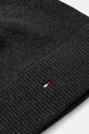 Akcesoria Tommy Hilfiger czapka z domieszką kaszmiru AM0AM14068 czarny