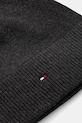 Akcesoria Tommy Hilfiger czapka z domieszką kaszmiru AM0AM14068 czarny