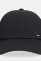 Памучна шапка с козирка BOSS Zed-BOSS-Icon 50556435 черен SS26