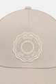 Βαμβακερό καπέλο του μπέιζμπολ BOSS Orange Elliot-Varsity 50555539 γκρί SS26