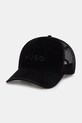 HUGO czapka z daszkiem Marsel-Trucker-CO-PT aplikacja czarny 50555758