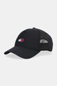 Tommy Jeans czapka z daszkiem aplikacja czarny AM0AM13850