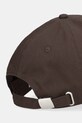 Akcesoria Calvin Klein czapka z daszkiem bawełniana LV04D5013G brązowy