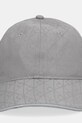 Calvin Klein czapka z daszkiem LV04D5049G szary SS26