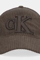 Calvin Klein czapka z daszkiem LV04D5050G brązowy SS26