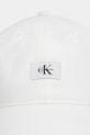 Calvin Klein czapka z daszkiem bawełniana LV04D5077G biały SS26