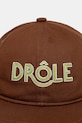 Drôle de Monsieur czapka z daszkiem bawełniana Casquette Drôle J.CP196.CO138.CHO brązowy SS26
