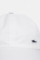 Paul&Shark czapka z daszkiem bawełniana 99317100 biały SS26