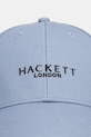Bavlnená šiltovka Hackett London HM0400074 modrá SS26