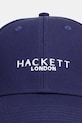 Bavlnená šiltovka Hackett London HM0400074 tmavomodrá SS26