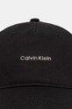 Calvin Klein Καπέλο μπέιζμπολ ανδρικό βαμβακερό LV04D5080G μαύρο SS26