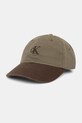 Calvin Klein καπέλο μπέιζμπολ Ανδρικό βαμβακερό πράσινο LV04D5089G