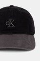Calvin Klein καπέλο μπέιζμπολ ανδρικό βαμβακερό LV04D5089G μαύρο SS26