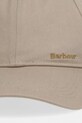 Barbour baseball cap męska bawełniana Milburn MHA0914 zielony SS26