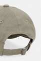Akcesoria Trussardi czapka bejsbolówka męska lniana E002C000008N zielony