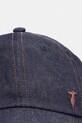 Trussardi czapka z daszkiem jeansowa E004C000010N granatowy SS26