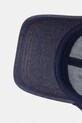 Trussardi czapka z daszkiem jeansowa granatowy E004C000010N