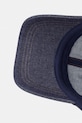 Trussardi czapka z daszkiem jeansowa granatowy E004C000010N