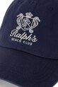 Akcesoria Polo Ralph Lauren czapka z daszkiem męska bawełniana 710B14602 granatowy