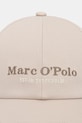 Marc O'Polo czapka z daszkiem męska bawełniana 5000012646 beżowy SS26