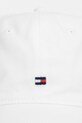 Tommy Hilfiger czapka z daszkiem męska bawełniana AM0AM14099 biały SS26