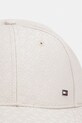 Tommy Hilfiger bejzbalová čiapka pánska bavlnená AM0AM14100 béžová SS26