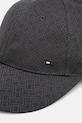 Tommy Hilfiger bejzbalová čiapka pánska bavlnená AM0AM14100 čierna SS26
