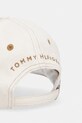 Doplnky Tommy Hilfiger Čiapka so šiltom pánska bavlnená AM0AM14102 béžová
