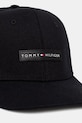 Tommy Hilfiger čiapka so šiltom pánska bavlnená AM0AM14119 čierna SS26