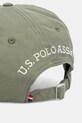 Akcesoria U.S. Polo Assn. czapka z daszkiem bawełniana OUTLINE DHM WASHED CASUAL MUP3426 zielony