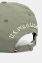 Akcesoria U.S. Polo Assn. czapka z daszkiem bawełniana OUTLINE DHM WASHED CASUAL MUP3426 zielony