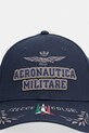 Aeronautica Militare czapka z daszkiem bawełniana HA1104UCT02261 granatowy SS26