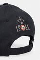 Akcesoria Aeronautica Militare czapka z daszkiem bawełniana HA1104UCT02261 czarny