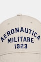 Aeronautica Militare czapka z daszkiem bawełniana HA1241UCT02261 beżowy SS26