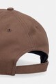 Akcesoria Aeronautica Militare czapka z daszkiem bawełniana HA1241UCT02261 brązowy