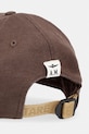 Akcesoria Aeronautica Militare czapka z daszkiem męska lniana HA1245UCT04293 brązowy