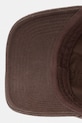 Aeronautica Militare czapka z daszkiem męska lniana brązowy HA1245UCT04293