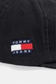 Tommy Jeans czapka z daszkiem męska bawełniana AM0AM14207 czarny SS26