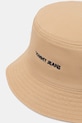 Αξεσουάρ Tommy Jeans καπέλο bucket Ανδρικό βαμβακερό AM0AM14267 μπεζ
