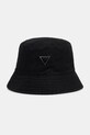Guess bucket klobuk moški bombažni črna AM9608.POL01